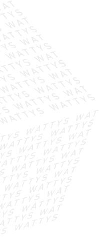 Wattys text in the form of a cube