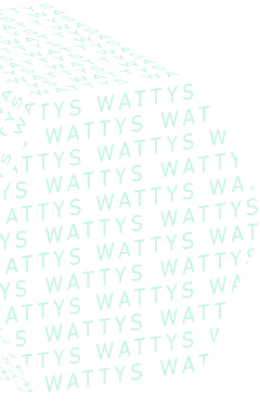 Wattys text in the form of a hexagon